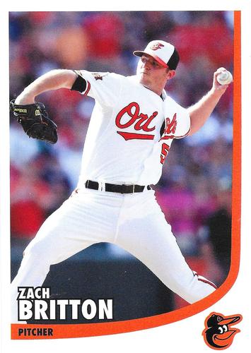 2014 Baltimore Orioles Photocards #NNO Zach Britton Front