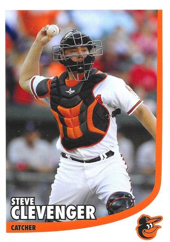 2014 Baltimore Orioles Photocards #NNO Steve Clevenger Front