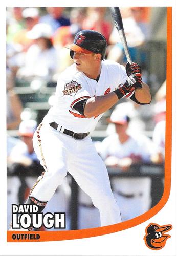 2014 Baltimore Orioles Photocards #NNO David Lough Front
