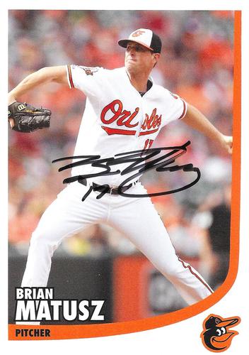 2014 Baltimore Orioles Photocards #NNO Brian Matusz Front