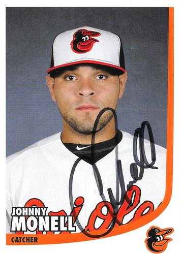 2014 Baltimore Orioles Photocards #NNO Johnny Monell Front