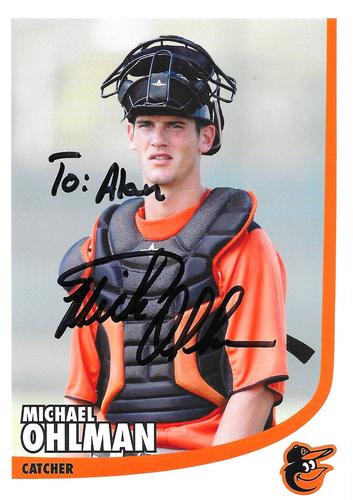 2014 Baltimore Orioles Photocards #NNO Michael Ohlman Front