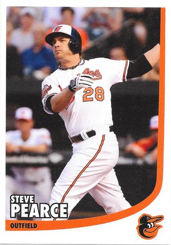 2014 Baltimore Orioles Photocards #NNO Steve Pearce Front
