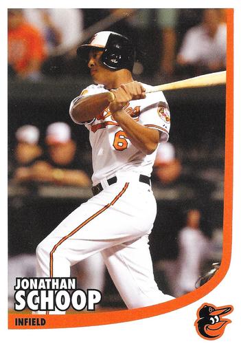 2014 Baltimore Orioles Photocards #NNO Jonathan Schoop Front