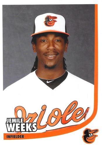 2014 Baltimore Orioles Photocards #NNO Jemile Weeks Front