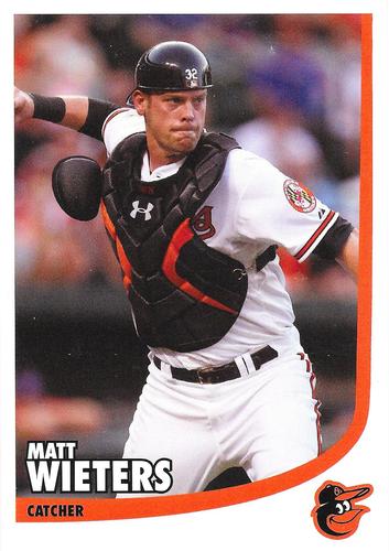 2014 Baltimore Orioles Photocards #NNO Matt Wieters Front