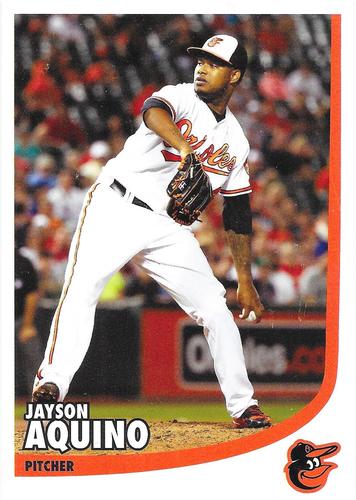 2017 Baltimore Orioles Photocards #NNO Jayson Aquino Front