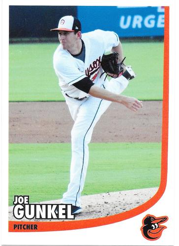 2017 Baltimore Orioles Photocards #NNO Joe Gunkel Front