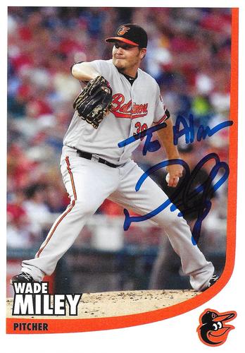 2017 Baltimore Orioles Photocards #NNO Wade Miley Front
