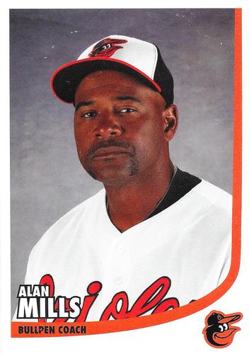 2017 Baltimore Orioles Photocards #NNO Alan Mills Front