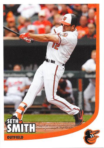 2017 Baltimore Orioles Photocards #NNO Seth Smith Front