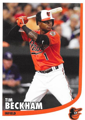 2018 Baltimore Orioles Photocards #NNO Tim Beckham Front