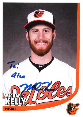 2018 Baltimore Orioles Photocards #NNO Michael Kelly Front