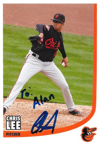 2018 Baltimore Orioles Photocards #NNO Chris Lee Front