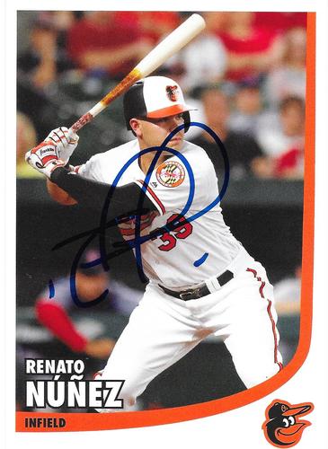 2018 Baltimore Orioles Photocards #NNO Renato Nunez Front