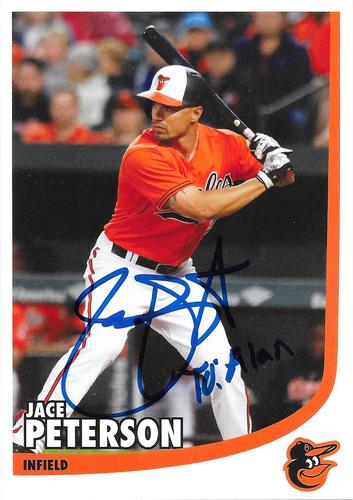 2018 Baltimore Orioles Photocards #NNO Jace Peterson Front