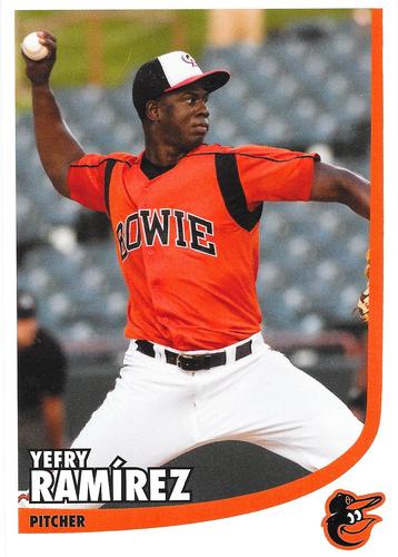 2018 Baltimore Orioles Photocards #NNO Yefry Ramirez Front