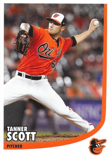 2018 Baltimore Orioles Photocards #NNO Tanner Scott Front