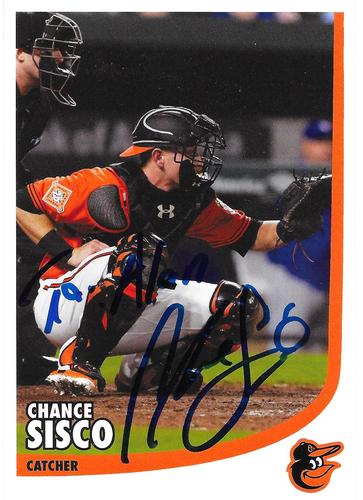 2018 Baltimore Orioles Photocards #NNO Chance Sisco Front