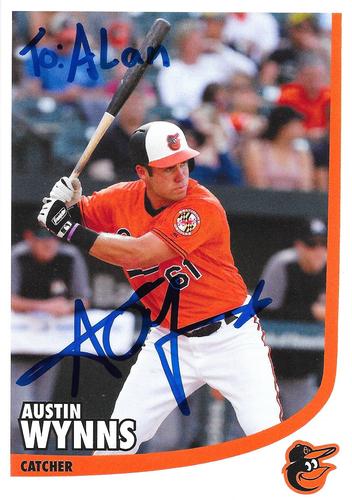 2018 Baltimore Orioles Photocards #NNO Austin Wynns Front