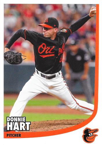 2019 Baltimore Orioles Photocards #NNO Donnie Hart Front