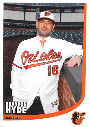 2019 Baltimore Orioles Photocards #NNO Brandon Hyde Front