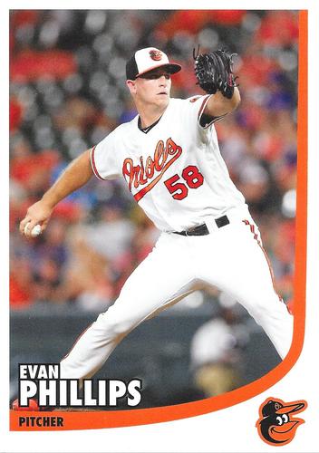 2019 Baltimore Orioles Photocards #NNO Evan Phillips Front