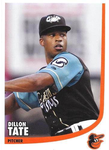 2019 Baltimore Orioles Photocards #NNO Dillon Tate Front
