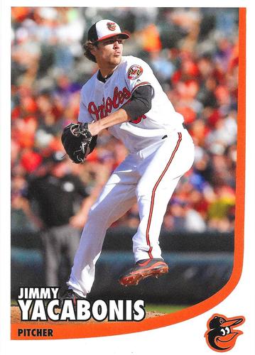 2019 Baltimore Orioles Photocards #NNO Jimmy Yacabonis Front