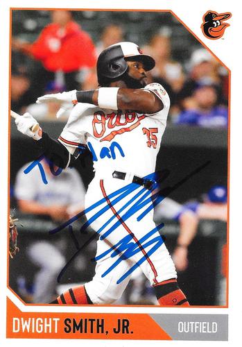 2020 Baltimore Orioles Photocards #NNO Dwight Smith Jr. Front