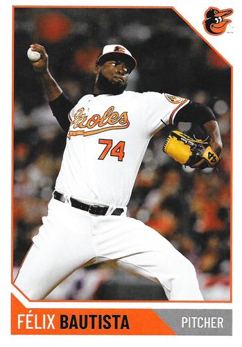 2022 Baltimore Orioles Photocards #NNO Félix Bautista Front