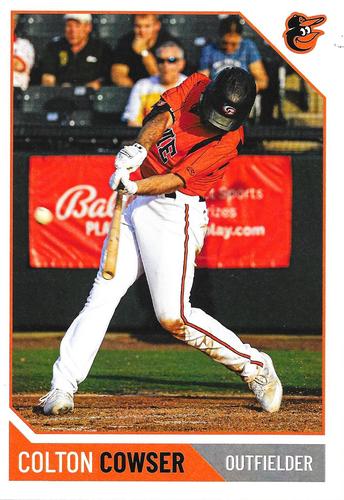 2022 Baltimore Orioles Photocards #NNO Colton Cowser Front