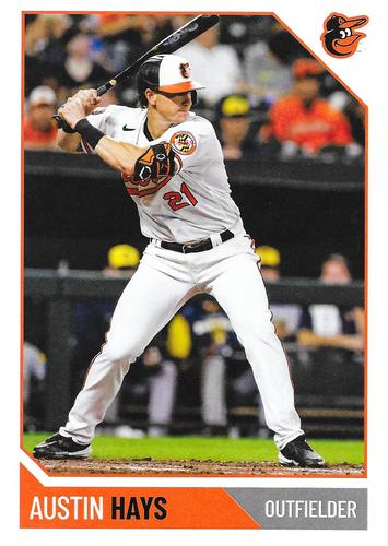 2022 Baltimore Orioles Photocards #NNO Austin Hays Front