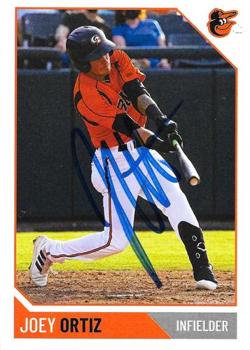 2022 Baltimore Orioles Photocards #NNO Joey Ortiz Front
