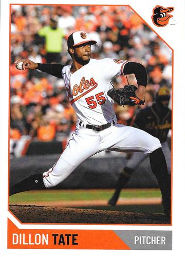 2022 Baltimore Orioles Photocards #NNO Dillon Tate Front