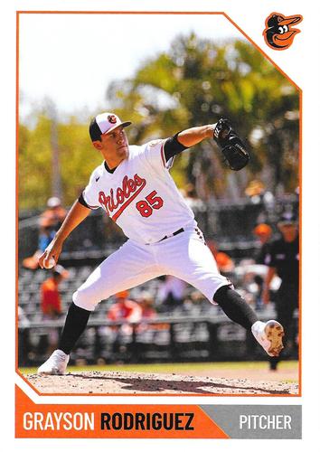 2023 Baltimore Orioles Photocards #NNO Grayson Rodriguez Front