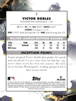 2023 Topps Inception #2 Victor Robles Back