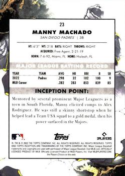 2023 Topps Inception #23 Manny Machado Back
