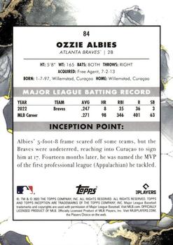 2023 Topps Inception #84 Ozzie Albies Back
