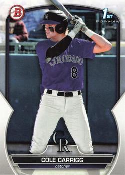 2023 Bowman Draft #BD-151 Cole Carrigg Front