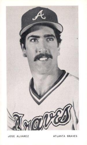 1982 Atlanta Braves Photocards #NNO Jose Alvarez Front