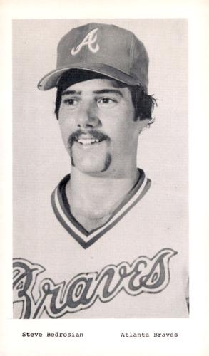 1982 Atlanta Braves Photocards #NNO Steve Bedrosian Front