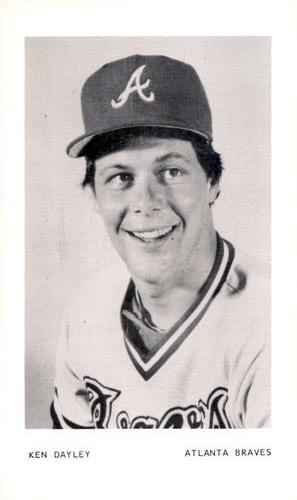 1982 Atlanta Braves Photocards #NNO Ken Dayley Front