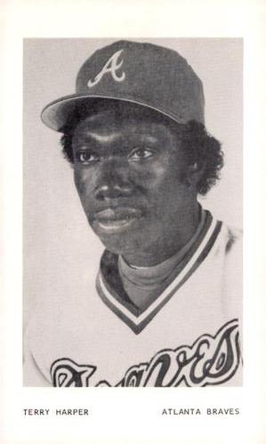 1982 Atlanta Braves Photocards #NNO Terry Harper Front