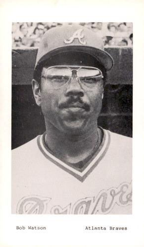 1982 Atlanta Braves Photocards #NNO Bob Watson Front