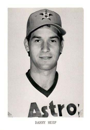 1982 Houston Astros Photocards #NNO Danny Heep Front