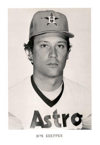 1982 Houston Astros Photocards #NNO Bob Knepper Front