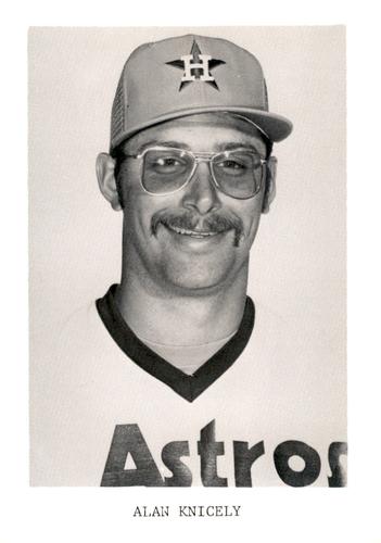 1982 Houston Astros Photocards #NNO Alan Knicely Front