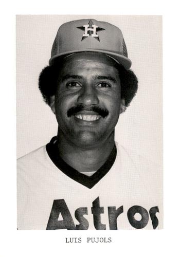 1982 Houston Astros Photocards #NNO Luis Pujols Front