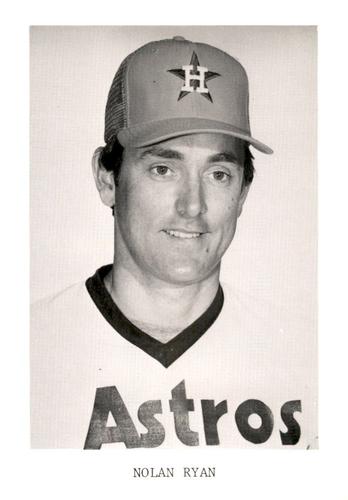 1982 Houston Astros Photocards #NNO Nolan Ryan Front